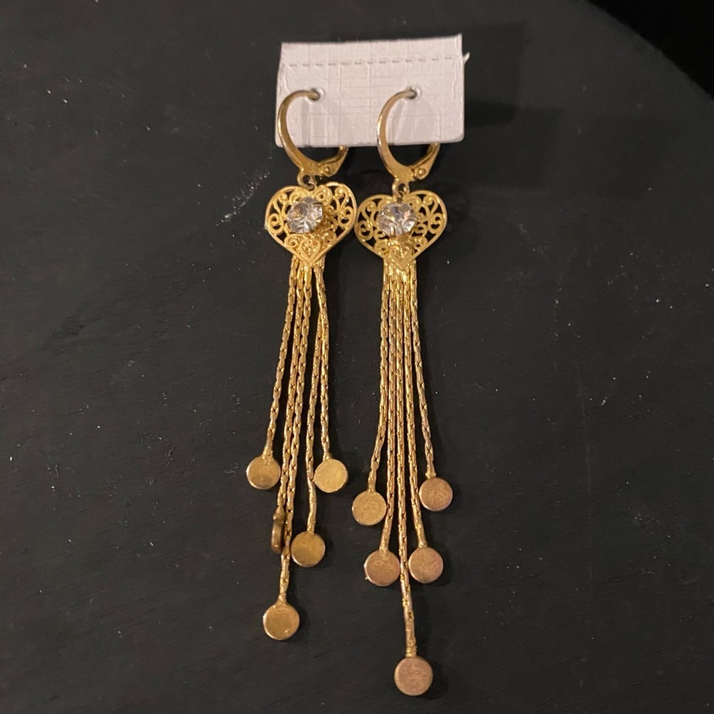 Gold Tassel Earrings